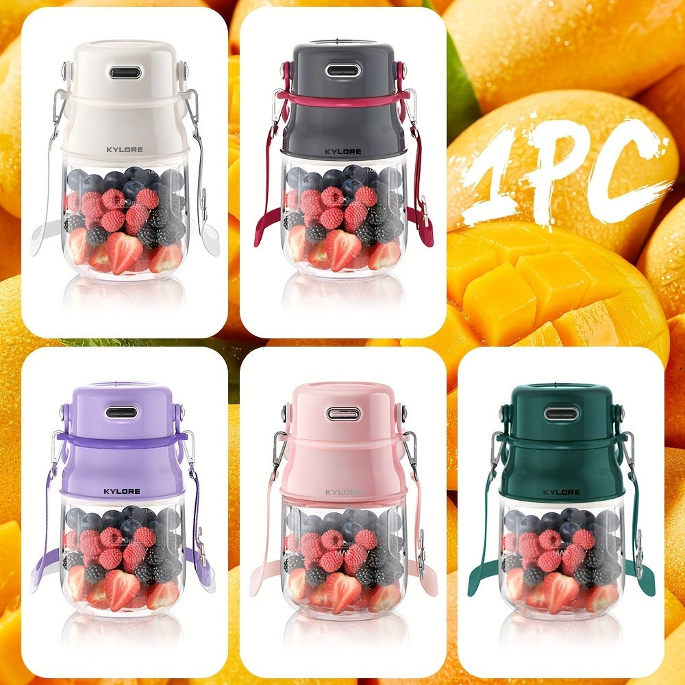 Personal Blender USB-C Rechargeable 27oz - 10-Blade Portable Smoothie Blender with Shoulder Strap, 70W Dual Battery, Safety Lock, Dishwasher Safe, for Shakes, Protein Drinks, Gym & - product image 10