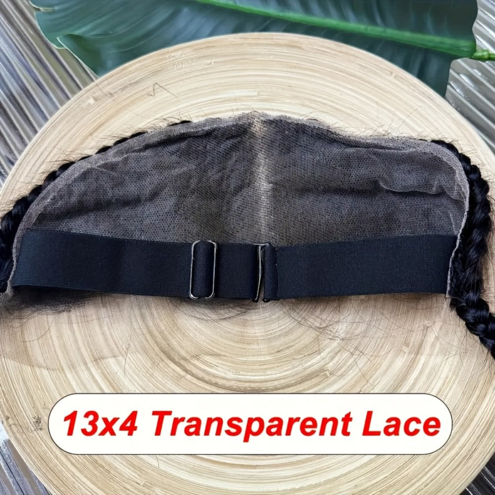 Lace Frontal Hairline Patch Human Hair 13x4 Clip-Free Natural Black 1B Straight Breathable Seamless Fusion | Thinning Hairline Cover Scalp Patch All Skin Tones - product image 5