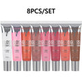 Pearlescent Glitter Lip Gloss Set 8 Pieces with Moisturizing Lip Oil Formula — High Shine Long-Lasting Non-Sticky Multi-Shade Collection for Women Everyday Wear & Glam Looks Gift - product image 9