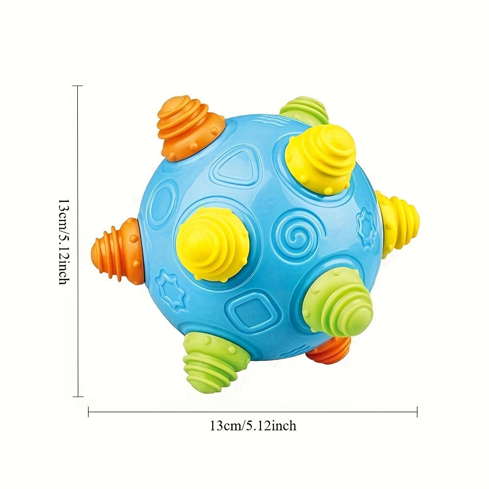 BPA-Free Interactive Electric Rolling Sensory Ball with Lights, Sounds & Melodies, Crawling & Jumping Developmental Toy for Boys & Girls, Easter Baby Gift – Bouncing Music Dancing Ball Baby Toy