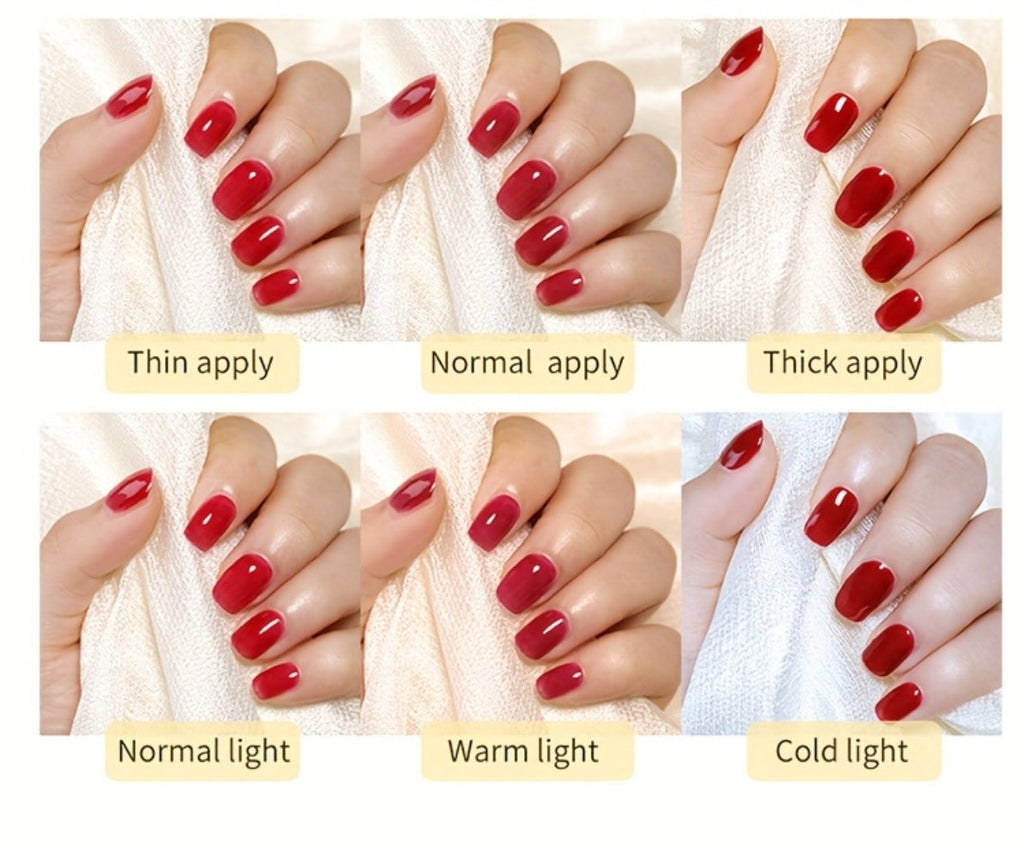 Nude Jelly Gel Nail Polish 10ml Skin Tone Transparent Finish – Semi-Permanent Soak-Off UV LED 30-Day Wear, Jade Nail Art Minimalist Natural Look for Women, Shades JN05 JN68 JN75 JN - product image 21