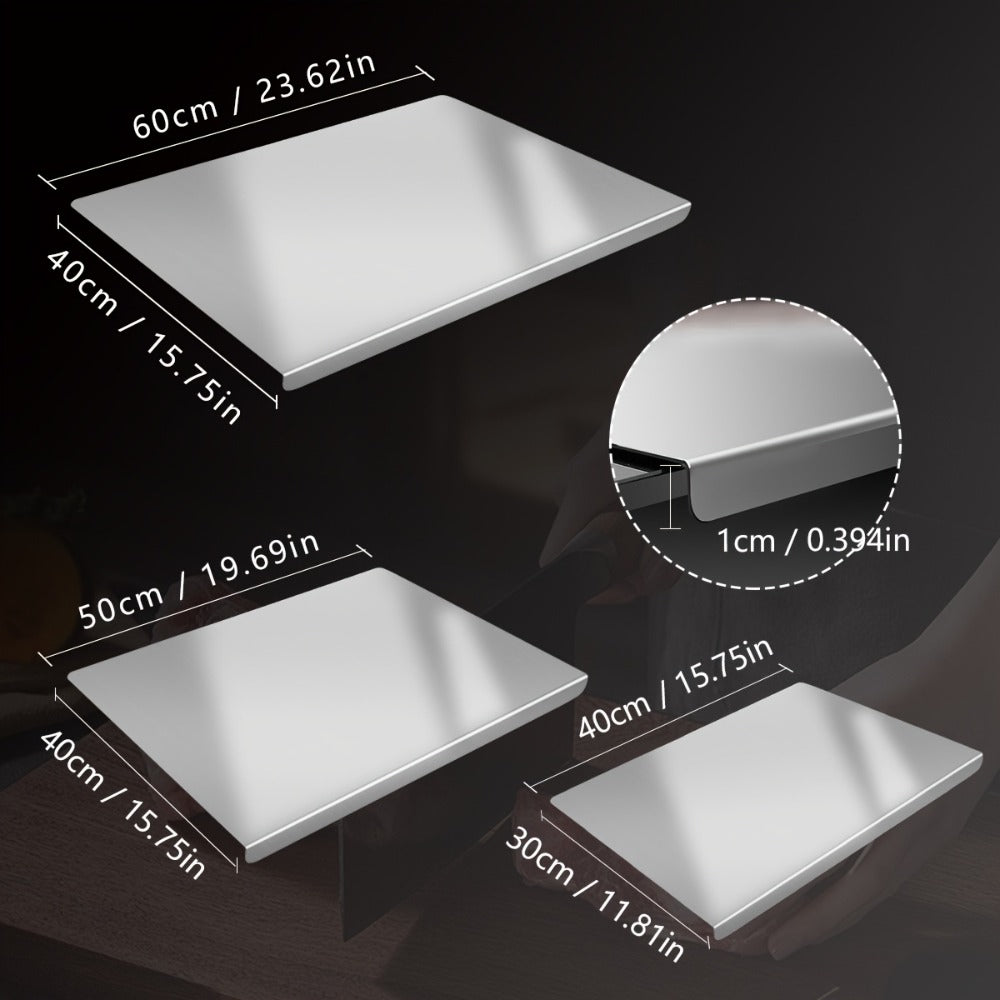 Stainless Steel Cutting Board Large Extra Thick 304 Food Grade Metal Chopping Board Non-Slip Butcher Block for Kitchen Meat Vegetables Fruits with Juice Groove - product image 3