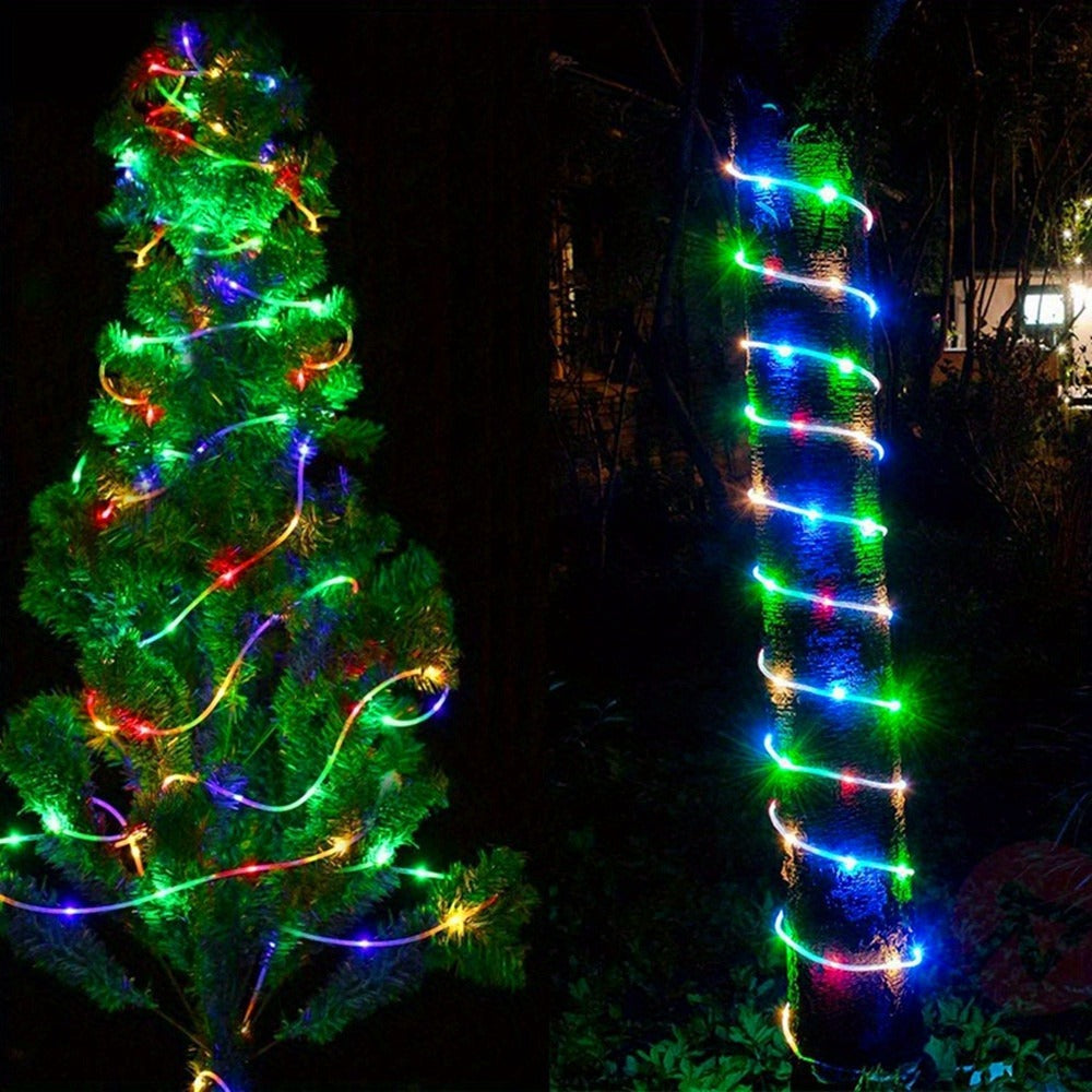 Solar LED Trampoline Lights 50 100 LEDs Colorful Rope Lights 8 Modes IP65 Waterproof Fits 8-16 Ft Trampolines Outdoor Safety Glow Night Light Kids Adults - product image 10