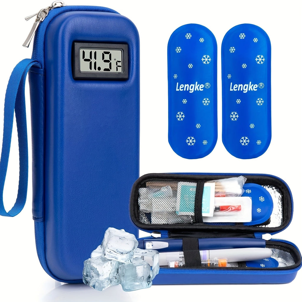 Insulin Cooler Travel Case with Temperature Display – Portable Diabetic Medication Bag with 2 TSA Approved Ice Packs for Insulin Pens, Vials & Diabetic Supplies, Keeps Insulin Cold - product image 12