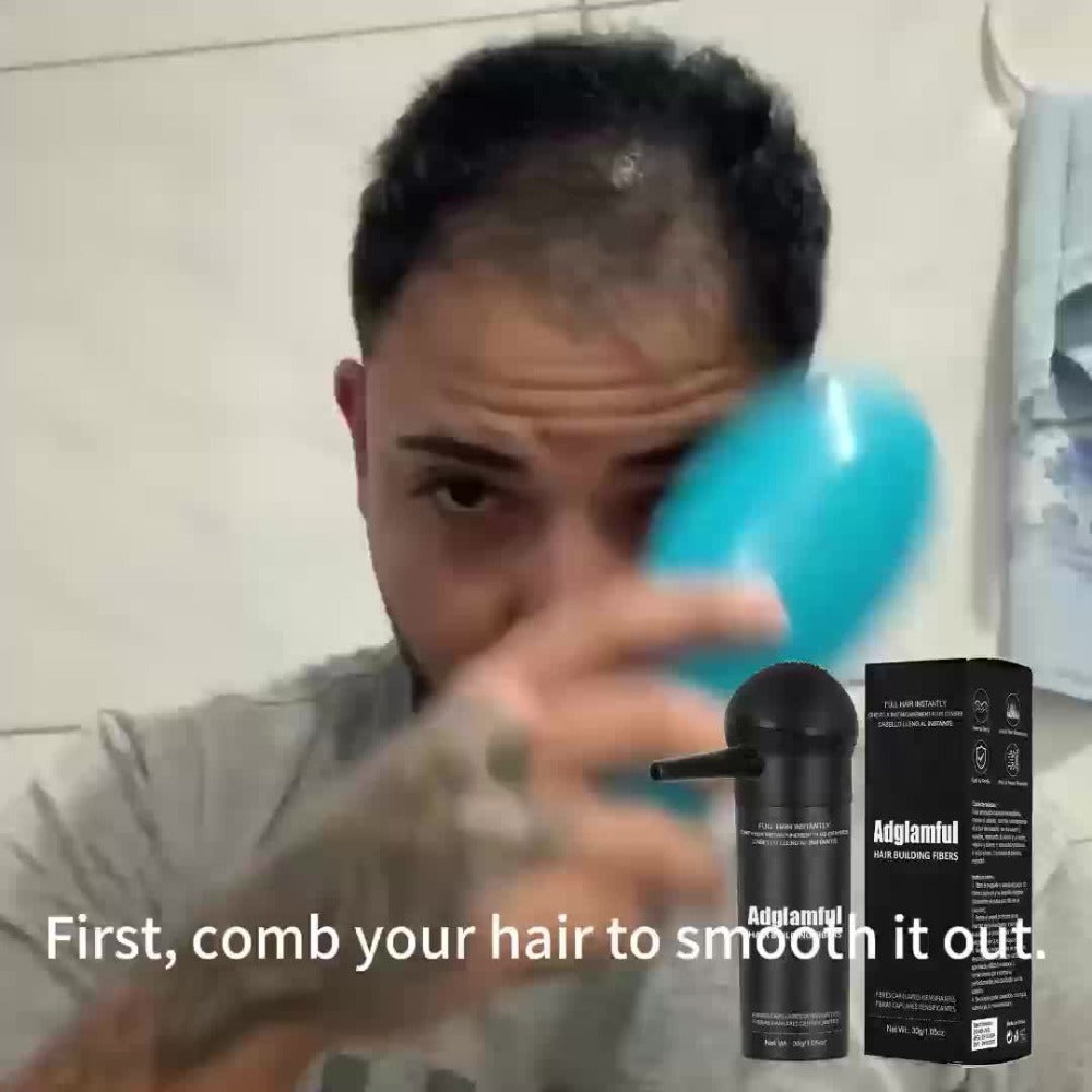 Thinning Hair Concealer Fibers 2-in-1 Kit with Spray Bottle - Instant Thickening Powder for Fuller Thicker Natural Look Covers Bald Spots Receding Hairline All Hair Types Women Men - product image 13