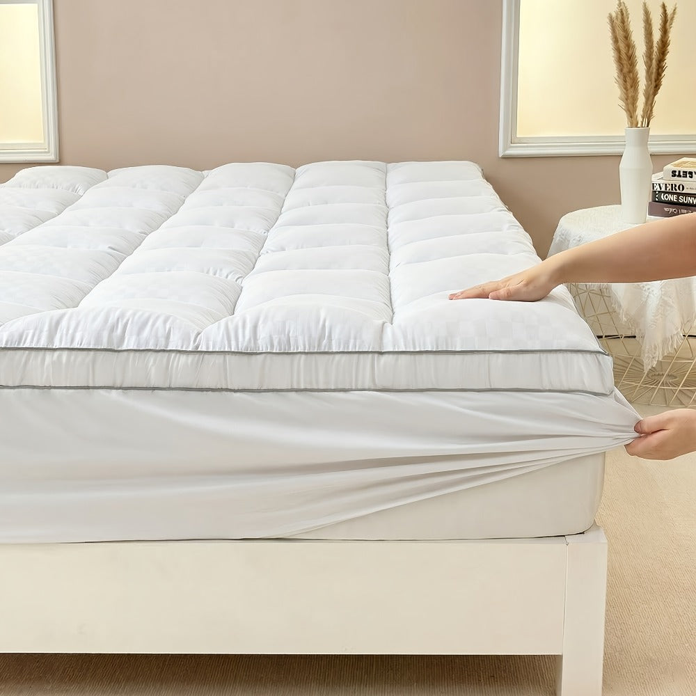 Mattress Topper Pillow Top Quilted Fitted Mattress Protector Cover Deep Pocket Cooling 1000GSM Twin Full Queen King - product image 13