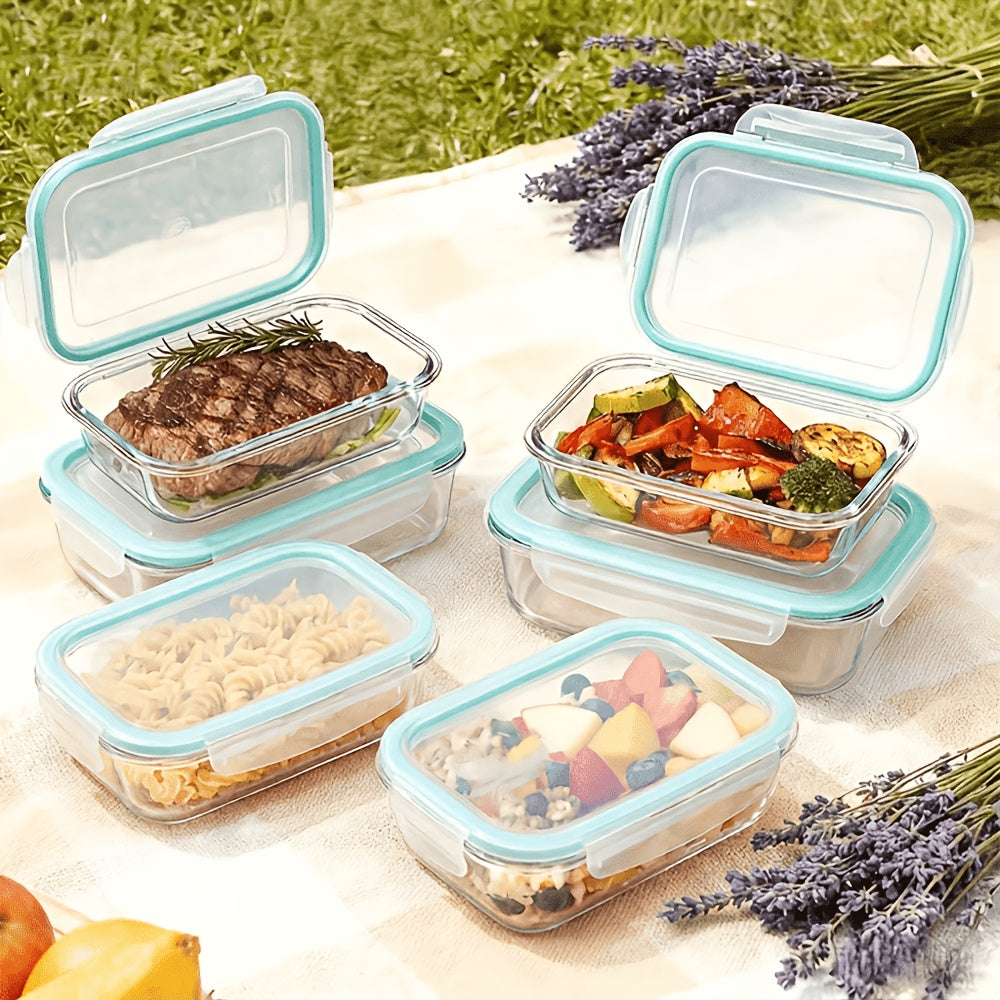 24 Pcs Set Including 8/12 Lids and 8/12 Box Glass Food Storage Box, Suitable for Refrigerator Storage Boxes, Microwave Ovens, Ovens - Perfect for Salads - product image 14