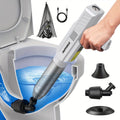 Electric Toilet Plunger 8V Cordless – High-Pressure Pneumatic Toilet Unclogger with Real-Time Pressure Display, Power Drain Opener for Clogged Toilets, Sinks & Floor Drains, Mess-F - product image 9