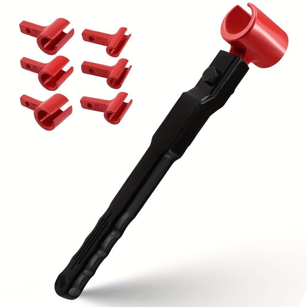 Door Hinge Adjustment Tool Kit 6-in-1 - Heavy Duty Steel Hinge Bender Wrench Set for Precise Door Gap Adjustment, Residential & Commercial Use, One-Piece Construction - product image 3