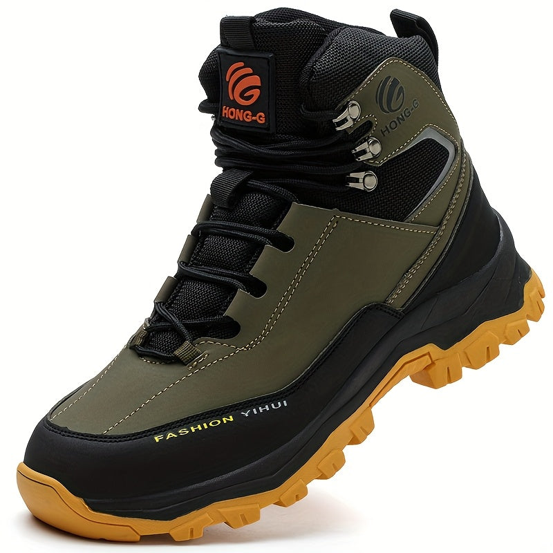 Men's Work Safety Boots - High Top Design, Steel Toe Protection - Anti Smash, Anti Puncture, Anti Slip and Wear-resistant Rubber Sole - Suitable for - product image 16