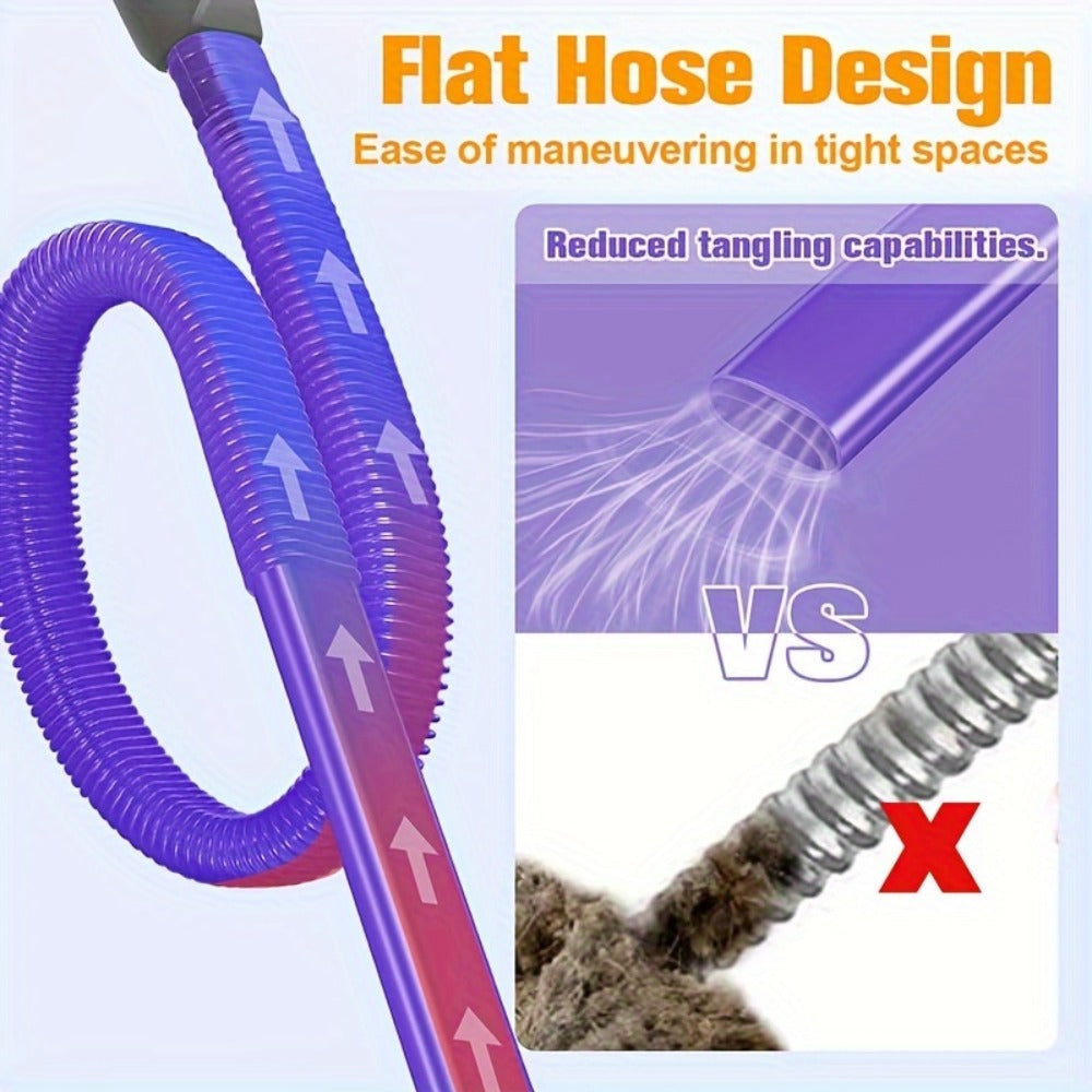 Dryer Vent Cleaner Kit Vacuum Hose Attachment for Dyson V15 V12 V11 V10 V8 V7 V6 – Flexible Lint Remover Dryer Vent Cleaning Brush with Vacuum Attachment, Reduces Fire Hazard - product image 6