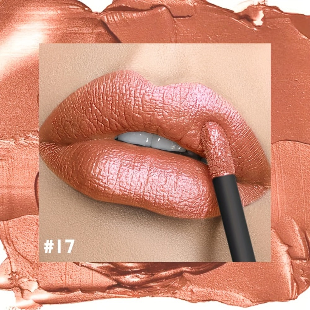 Lip Gloss Set Metallic High Gloss Plumping Long Lasting Non Stick Mirror Shine Glossy Lipstick for Women 11 Shades Party Date Daily Makeup Portable Gift - product image 8