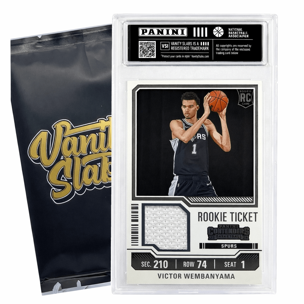 Basketball Card Mystery Hit Slab in Vanity Slabs Display Case – Upgraded Slab Holder – Panini Rookies Stars Inserts & Parallels – Collector Gift for Kids Teens - product image