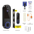 2K Wireless Smart Doorbell, WiFi Camera, Night Vision Function, Artificial Intelligence Snapshot, Rechargeable Battery, Photo and Video Taking, Two-way - product image 3