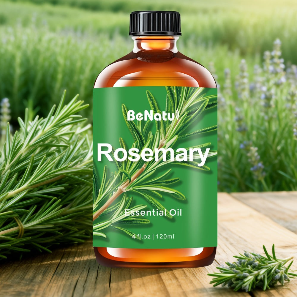 Pure Essential Oil Set 4.06 oz — Frankincense, Lemon, Lemongrass & Rosemary Oils for Massage, Bath, Hair, Skin & Nail Care, Aromatherapy Gift for Women, Mother's Day & Birthday Gif - product image 11