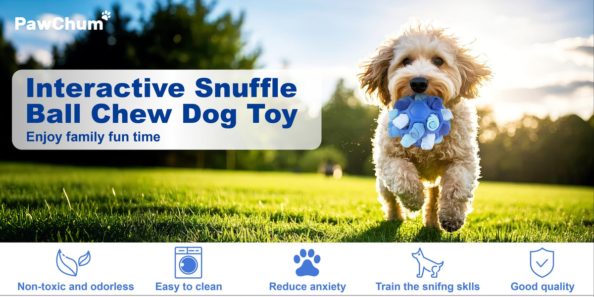 Snuffle Ball Dog Toy | Interactive Foraging Treat Dispenser & Slow Feeder Puzzle Toy for Small Medium Large Dogs, Snuffle Mat Ball for Mental Stimulation - product image 10