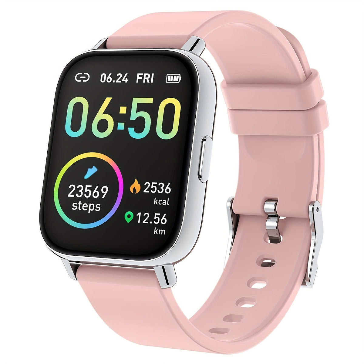 1.69" HD Screen, 25 Sports Modes, IP68 – Fitness Tracker Smartwatch
