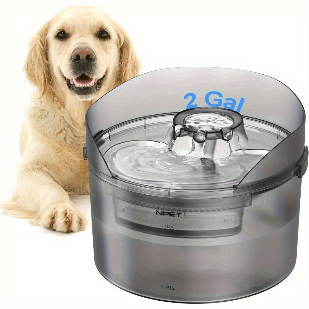 Automatic Pet Water Dispenser Triple Filtration with Splatter Guard & Cleaning Kit for Large Dogs & Multiple Pets 1.3Gal or 2Gal Options – Dog Water Fountain 2 - product image 6