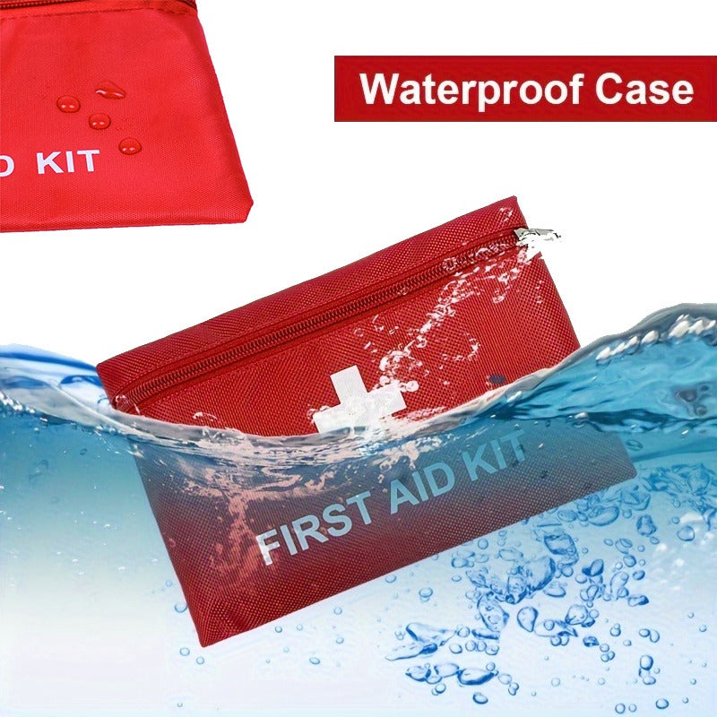 First Aid Bag 16-Pack | Empty Water-Resistant Nylon Pouch with Full-Open Zipper & Cross Symbol, Lightweight Travel-friendly Medical Bag for Home, Car, Office - product image 8