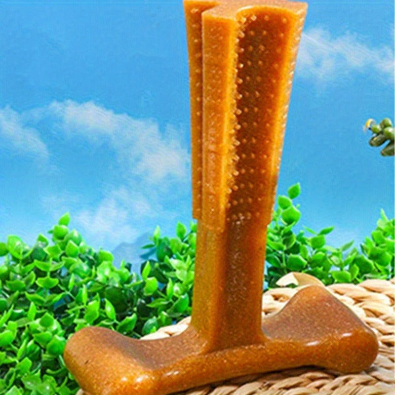 Dog Dental Chew Toy T-Shape with Textured Ridges & Ergonomic Grip | Non-Splintering Durable Chew Toy for Aggressive Chewers, Teething Puppies & Adult Dogs - product image 5