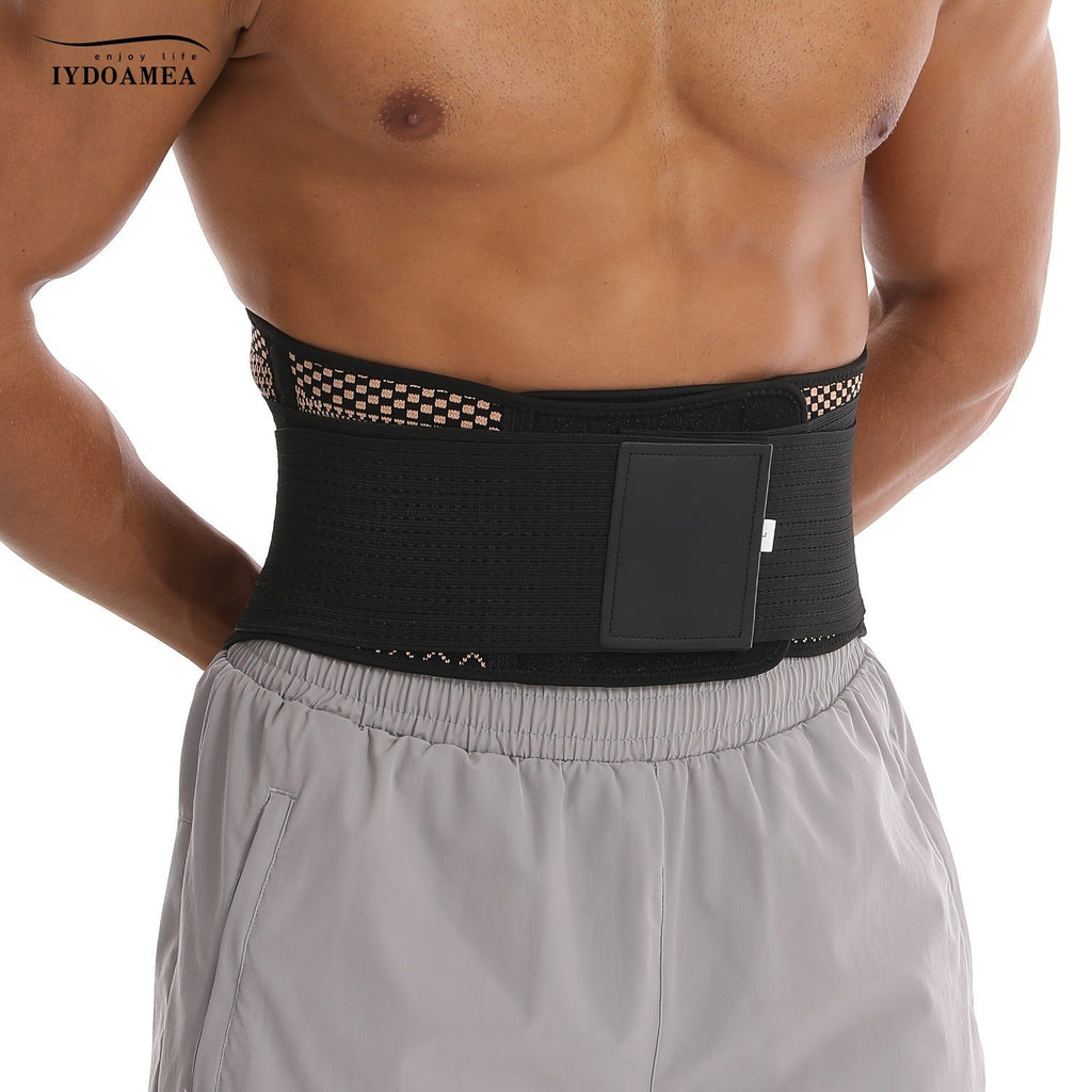 Breathable Lower Back Brace for Men & Women, Adjustable Hook-Loop Waist Support for Heavy Lifting Work Workout Gym, S to 4XL – Lumbar Support Belt with Copper - product image 11
