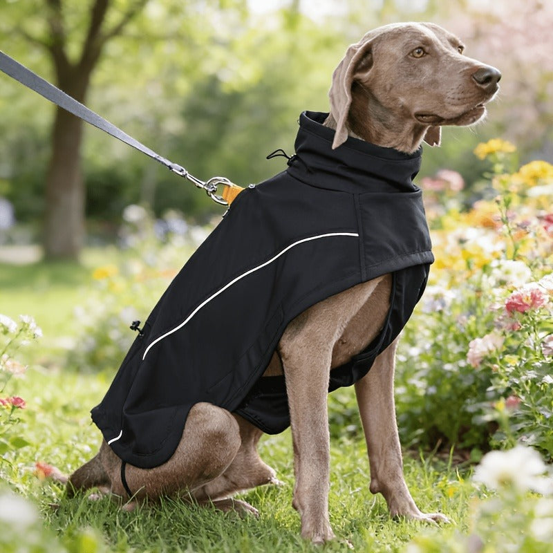 Dog Jacket for Small Breeds – Windproof Warm Pullover Coat with Reflective Stripes, Woven Fabric, Machine Washable Pet Outerwear for Spring & Fall, Colors - product image 8