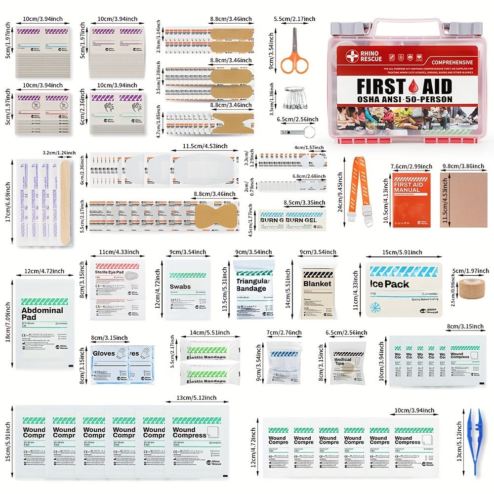 266 Piece First Aid Kit All-Purpose | Home, Office, Car, Travel & Camping Emergency Supplies, FSA HSA Eligible, Comprehensive Trauma Kit for School, Outdoor - product image 6