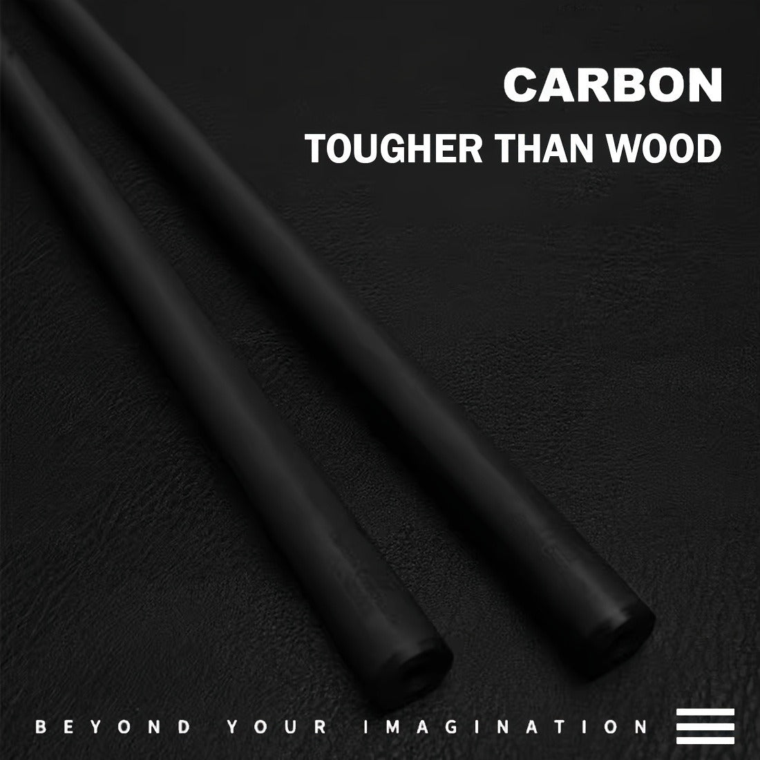Carbon Fiber Pool Cue Stick 12.5mm Low Deflection Professional Billiard Cue with Extension Canadian Maple Wavy Pin Wrapless Design Dent-Resistant Shaft for - product image 7
