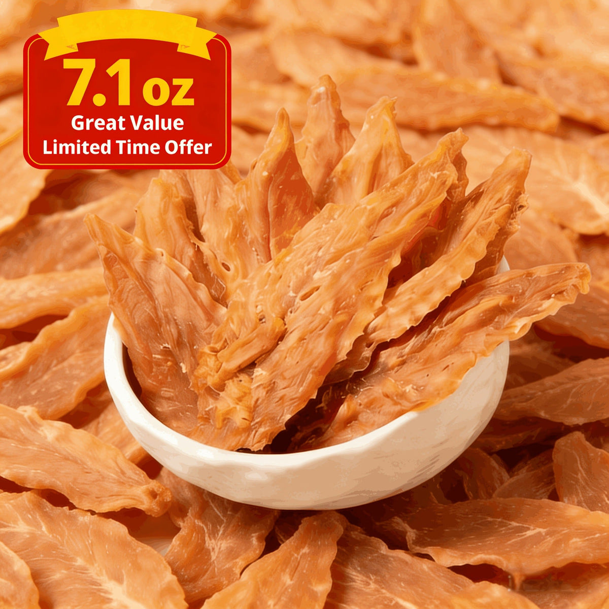 Natural Duck Calcium Bones & Dried Chicken Breast, High Protein Digestible Chewing Rewards for Small Medium Large Dogs, Healthy Training Treats 203g – Duck - product image 11