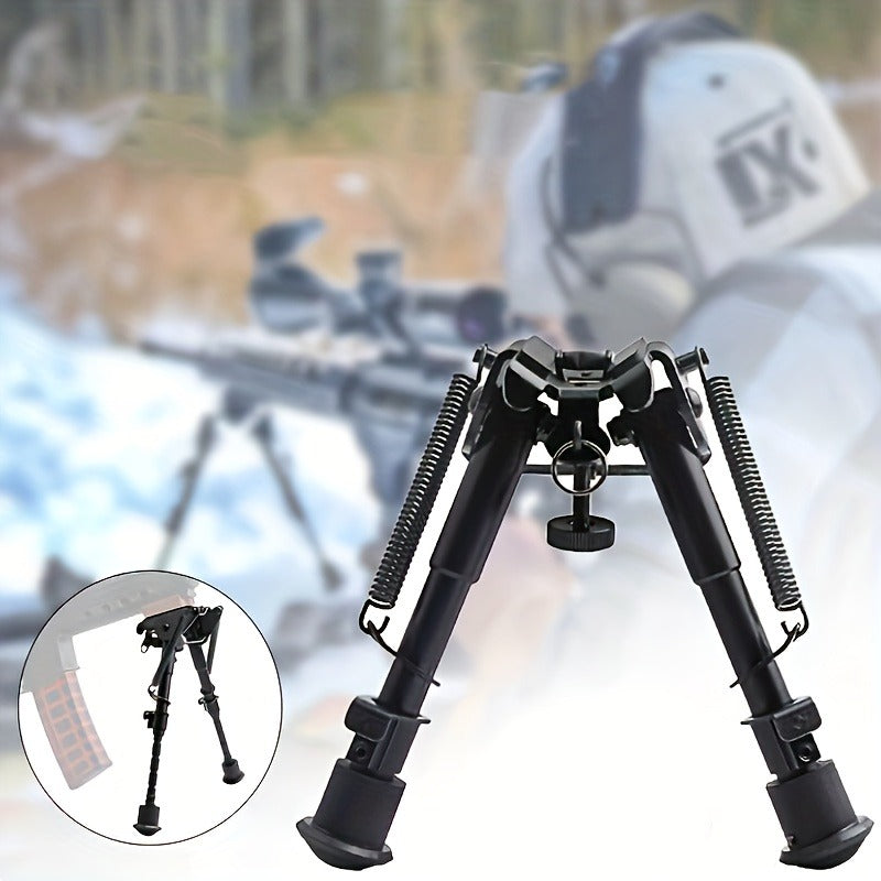 Adjustable 6-9 Inch Spring Return Legs, M-LOK Compatible, Collapsible Shooting Support for Hunting & Range – Aluminum Alloy Tactical Rifle Bipod - product image 7