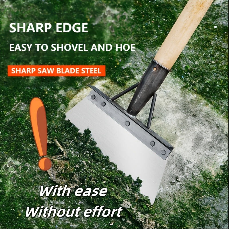 Carry-along Handleless Metal Garden Spade for Yard Weeding, Soil Digging, Outdoor Camping, Emergency Rescue & Farm Cleaning | Multifunctional Camping Shovel 8.27" & 10.24"