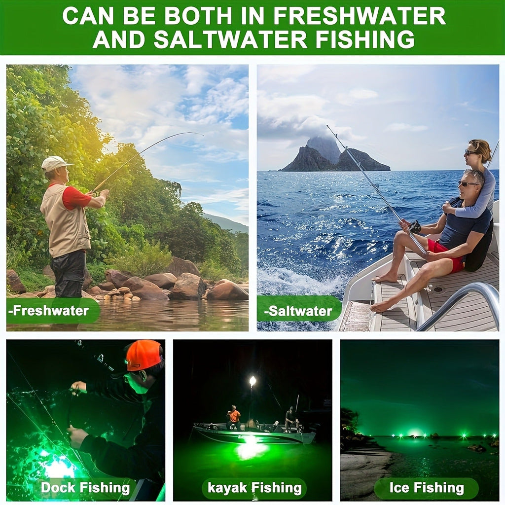IP68 Waterproof Night Fishing Lure Light with USB Connector & 16.4ft Cable, Super Bright Submersible Fish Attracting Light for Boat, Ice Fishing & Night - product image 8