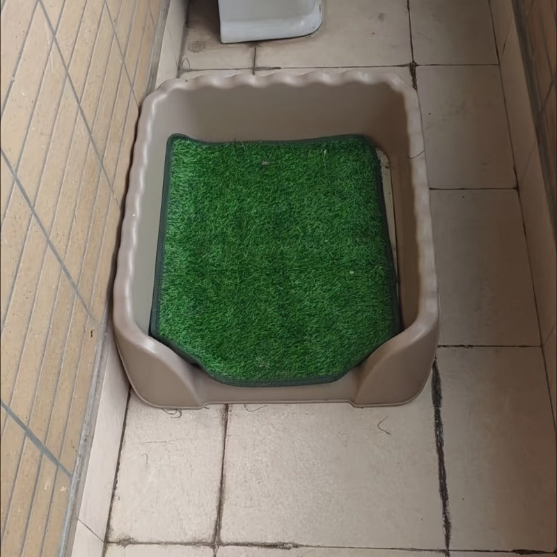 Odor-Proof Pet Training Lawn Mat for Indoor Outdoor Use, Dog Urine Grass Pad 18 x 28 Inch for Puppies & Adult Dogs | Artificial Grass Dog Potty Pad Washable - product image 6