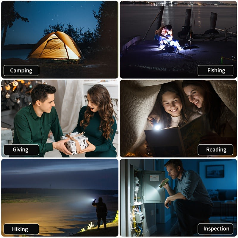 Magnetic LED Flashlight 9 Modes UV Side Light Digital Display 1500mAh Rechargeable Aluminum Torch for Home Emergency Camping - product image 7