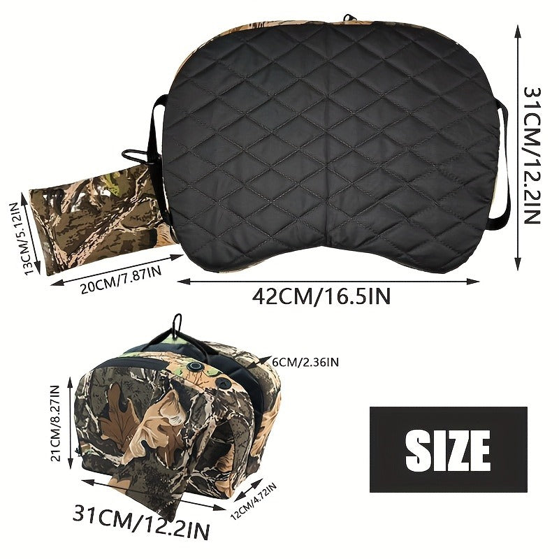 Heated Hunting Seat Foldable Camouflage – Carry-along Heated Cushion for Tree Stand, Ice Fishing & Outdoor Camping, Stays Warm in Cold Weather, Featherlight - product image 6