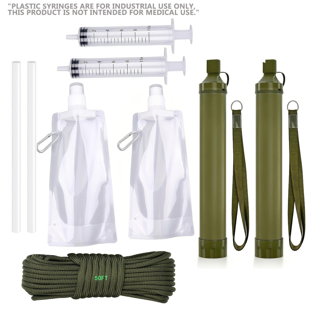 0.2 Micron Filtration, Filters Up to 10000 Gallons, BPA-Free Survival Water Purifier | Portable Water Filter Straw for Camping, Hiking & Backpacking - product image 17
