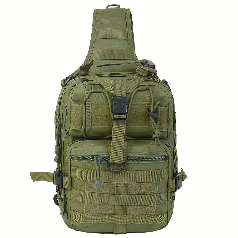 Single Shoulder Crossbody Sling Pack for Hiking, Patrol & Outdoor EDC, Adjustable Strap, Multi-Pocket – Tactical Chest Bag - product image 10