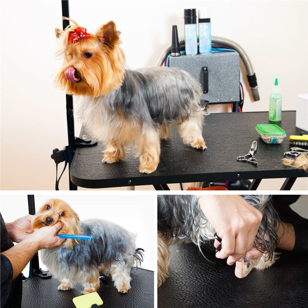 Non-Slip Waterproof Surface, Folding Legs, Sturdy Metal Frame, Professional Dog Cat Beauty Trimming Table for Home & Salon | Pet Grooming Table Collapsible - product image 12