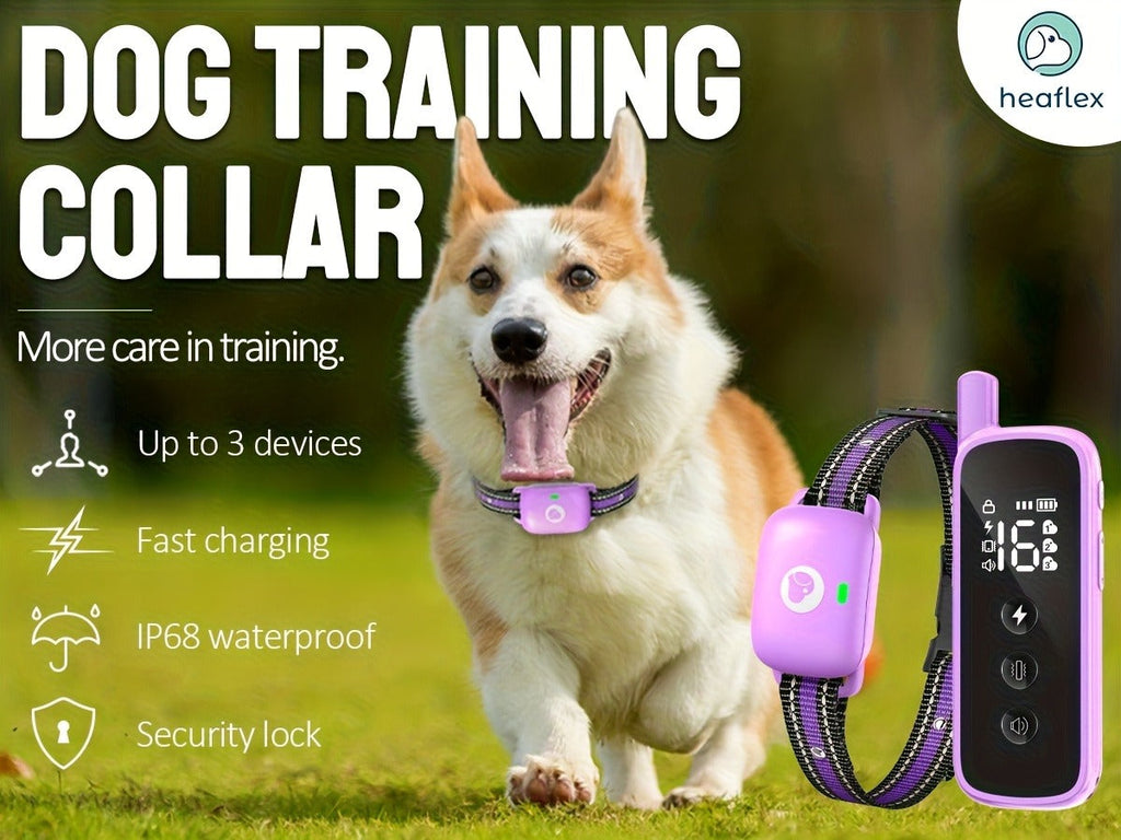 Dog Training Collar with Remote – Rechargeable E-Collar with 2600Ft Range, Beep, Vibration & Shock Modes, Security Lock – 1, 2 or 3 Dog Sets - product image 12