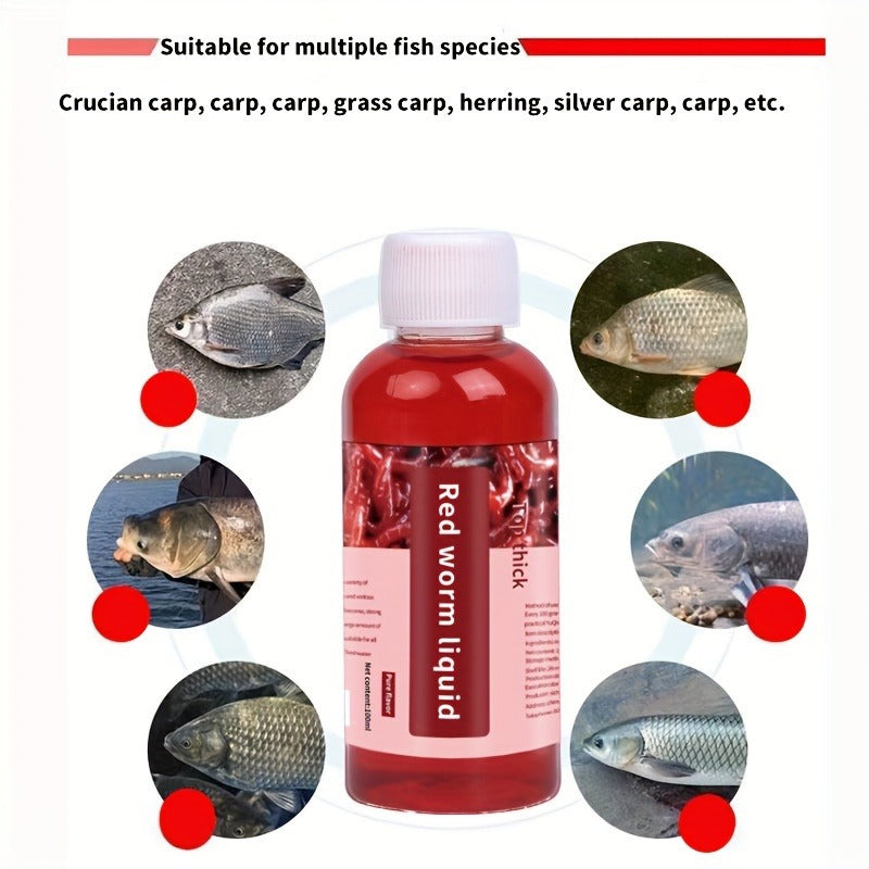 Liquid Fish Bait Red Worm Attractant – 100ml Concentrated Fish Attractant Scent Lure – Powerful Fishing Bait Enhancer for Trout, Carp, Bass, Cod - product image 8
