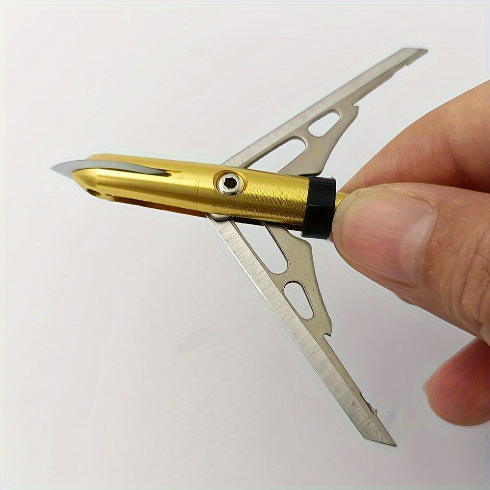 2-Blade Stainless Steel Archery Arrow Tips with Ferrule Alignment Technology, 2.34" Cutting Diameter, Compatible with Crossbow & Compound Bow for Deer Hunting - product image 6