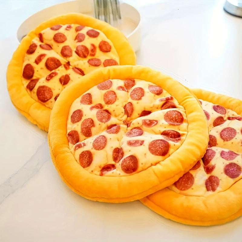 Plush Pepperoni Pizza & Donut Chew Toy for Dogs, Durable Soft Interactive Toy for All Breeds, Fun Food-Shaped Squeaky Dog Gift for Puppies & Adult Dogs - product image 12