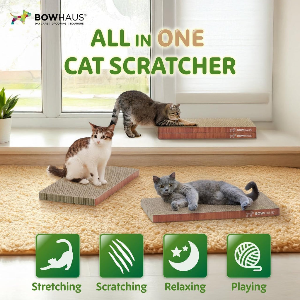 Cat Scratcher Lounger Reversible – Large Cardboard Cat Scratching Pad & Board for Indoor Cats, 5-Layer Durable Construction, Double-Sided Scratch Surface - product image 12