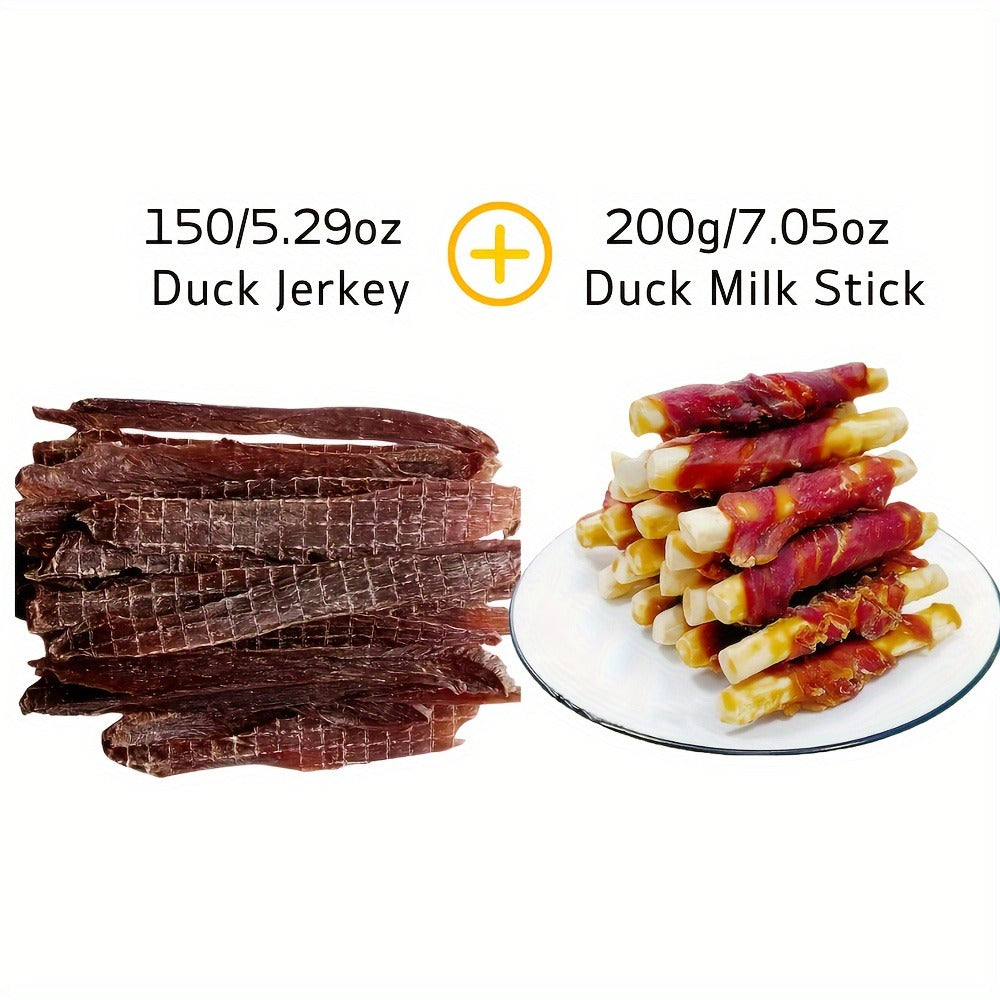 Dog Jerky Treats 400g Mixed Flavor Pack | Chicken & Duck Jerky, High Protein Low Fat, Long Lasting Chews, Digestible Training Reward Snacks for Small Medium - product image 8
