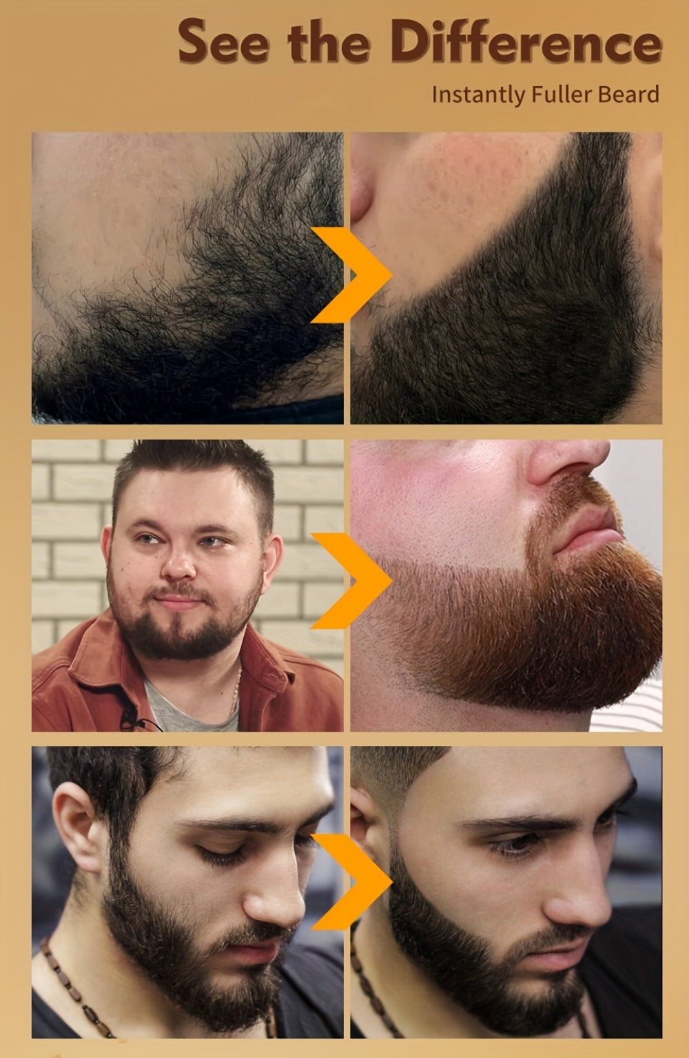Beard Filler Pencil with Brush — Waterproof Long-Lasting Beard Pencil for Fuller Thicker Beard | Fills Sparse Patchy Beard & Mustache | Men's Grooming Tool | Black & Dark Brown | 1 - product image 16