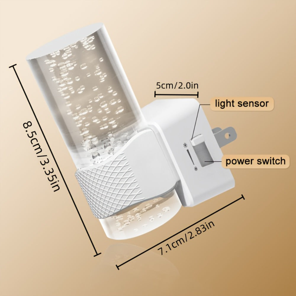 LED Plug-In Night Light with Dimmable 3000K Warm Light & Auto Sensor, 2 Pack for Hallway Bedroom - product image 4