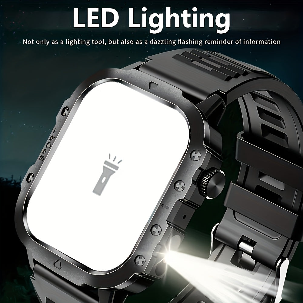 Large-Screen Smartwatch Compatible for iPhone & Android, Wireless Smartwatch with Wireless Calling/SMS, Fitness Tracker, Remote Camera Control, USB - product image 7