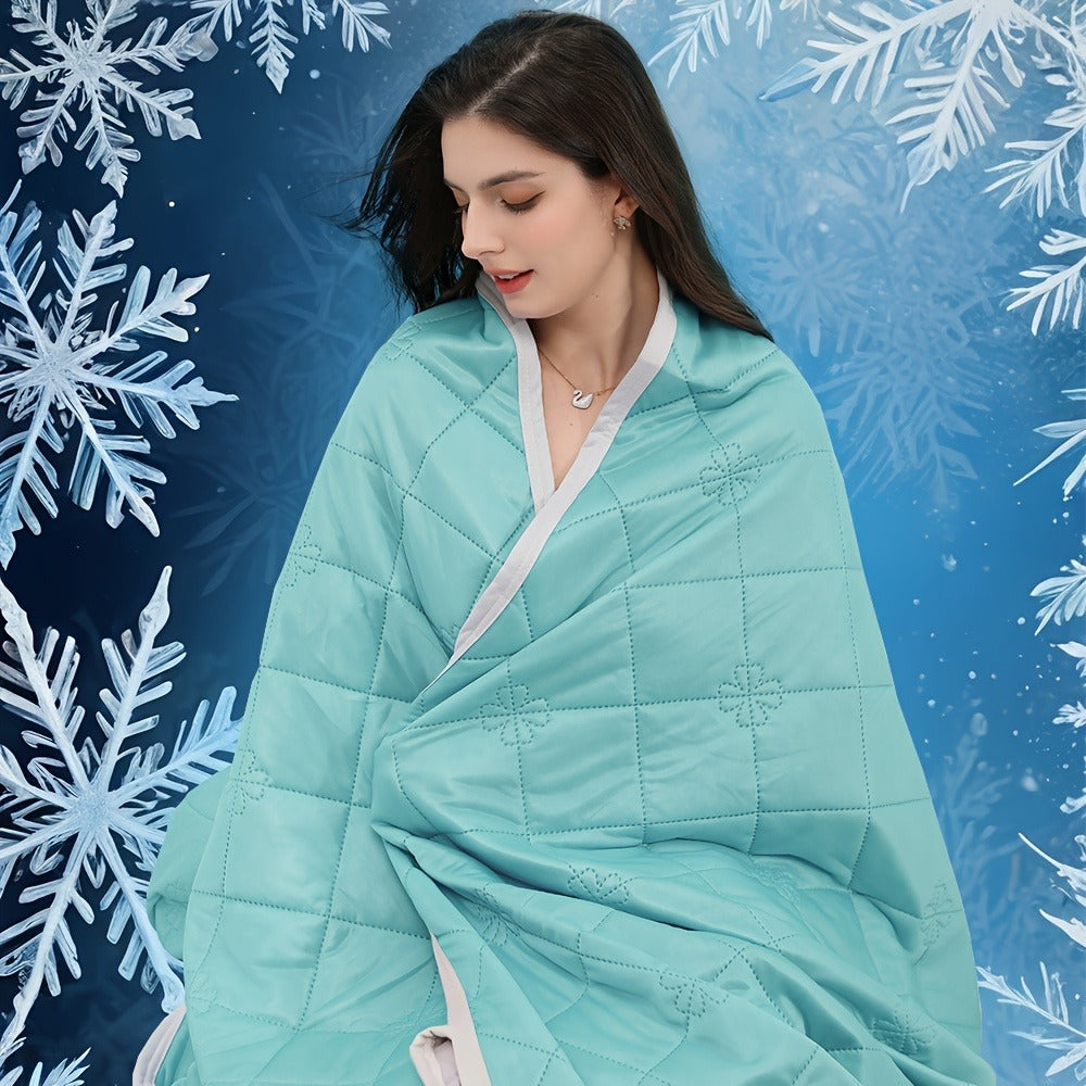 Cooling Blanket for Hot Sleepers – Lightweight Knit Acrylic Throw Blanket, Breathable Air-Cooled Comforter for Summer, Soft Moisture-Wicking Blanket in Throw Twin XL Queen King, Sk - product image 8