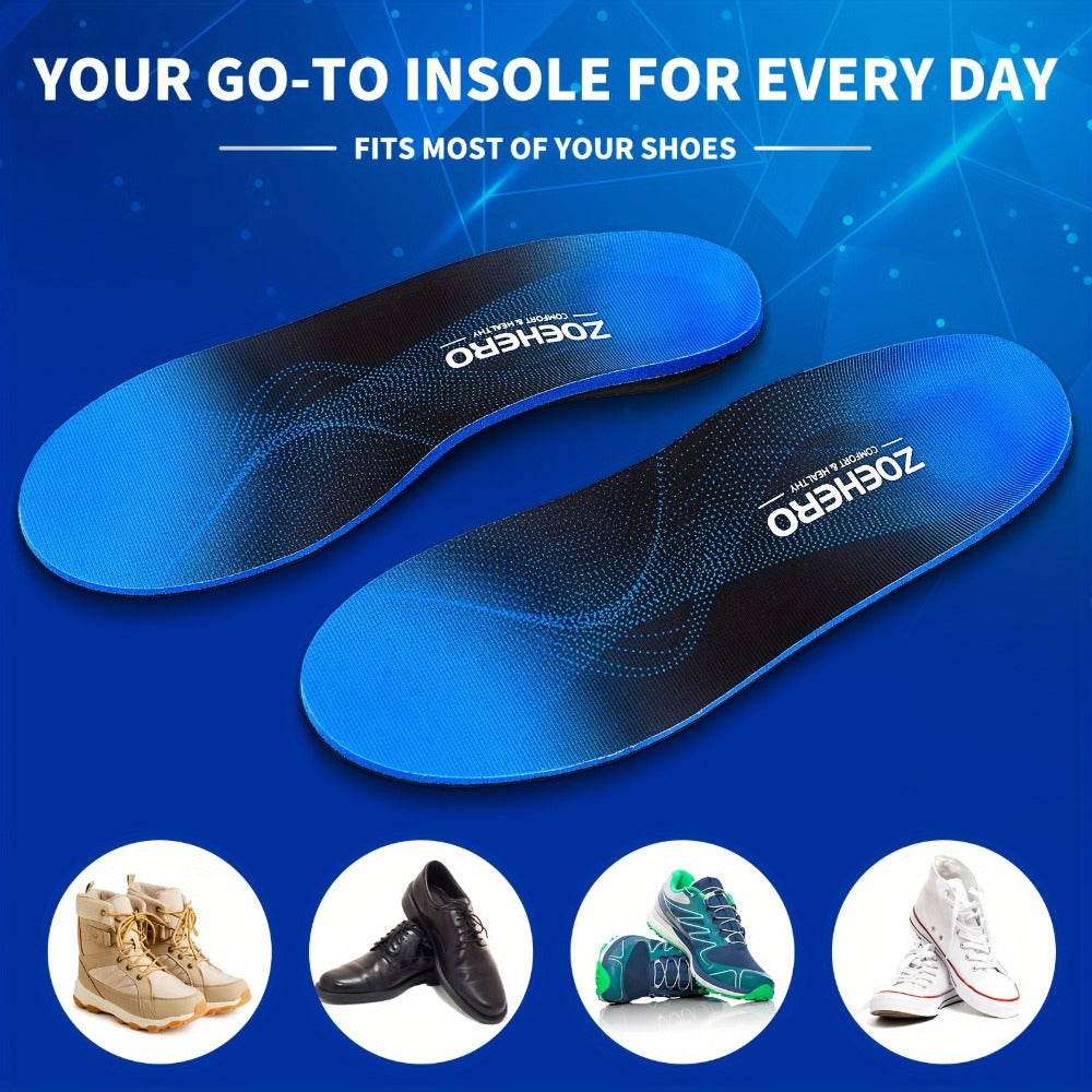 Heavy Duty Arch Support Insoles – High-Density PU Foam, Deep Heel Cup, Shock Absorbing for Work Boots, Hiking, Sports & Standing All Day | Men & Women - product image 5