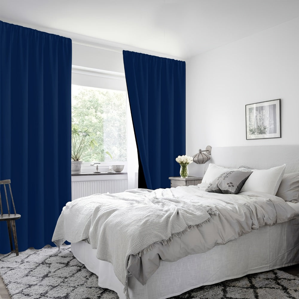 Blackout Curtains 4 Panels Thermal Insulated Room Darkening Drapes – Rod Pocket, Energy Saving, Solid Color for Bedroom & Living Room, 7 Colors & Multiple Sizes - product image 18